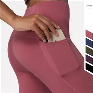 Egyedi logós leggings zsebekkel, jógaruha